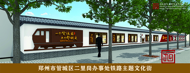 郑州市管城区二里岗办事处铁路主题文化街